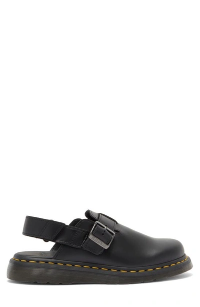 Shop Dr. Martens' Jorge Ii Slingback Mule In Black Brando