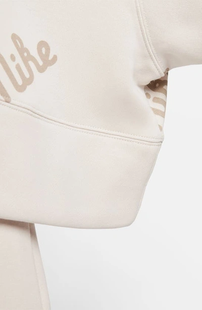 Shop Nike Sportswear Phoenix Fleece Oversize Cardigan In Light Ore Wood Brown
