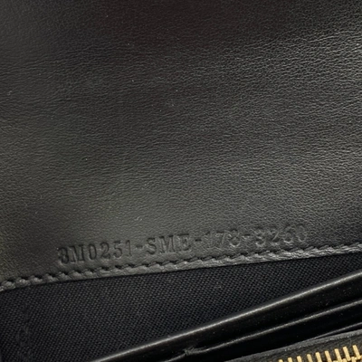 Shop Fendi Continental Black Leather Wallet  ()