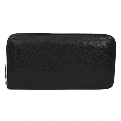 Shop Hermes Hermès -- Black Leather Wallet  ()