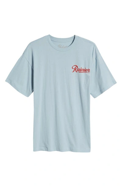 Shop The Forecast Agency Rainier Mountain Fresh Graphic T-shirt In Light Blue