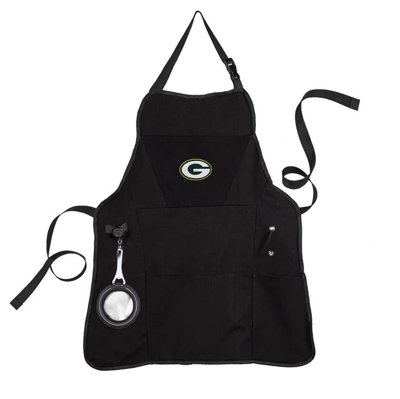 Shop Evergreen Enterprises Green Bay Packers Grill Apron In Black