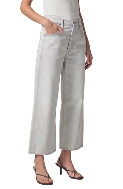 Shop Citizens Of Humanity Gaucho High Waist Wide Leg Organic Cotton Jeans In Comet