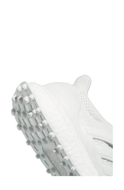 Shop Adidas Golf Ultraboost Water Resistant Golf Shoe In Crystal Jade/ White
