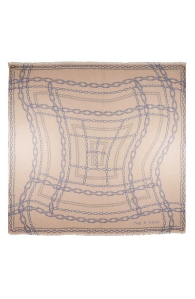 Rag & Bone Pea Chain Scarf In Tan