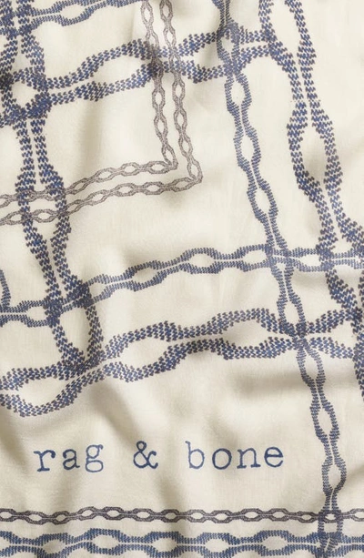 Shop Rag & Bone Pea Chain Scarf In White