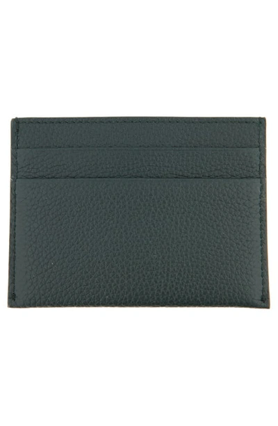 Shop Burberry Tb Monogram Leather Card Case In Vine