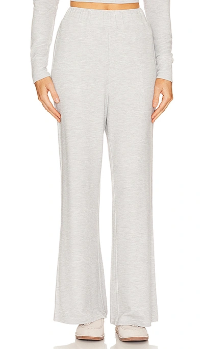Shop Wellbeing + Beingwell Vera Pant In Light Grey