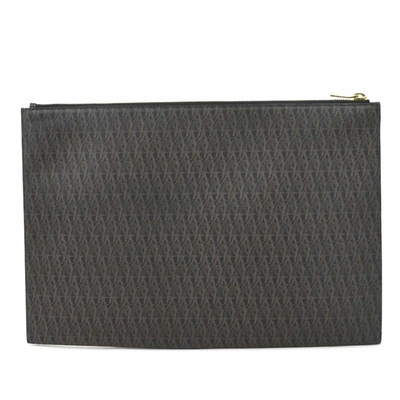 Shop Saint Laurent Brown Leather Clutch Bag ()
