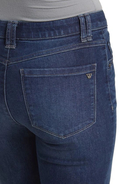 Shop Wit & Wisdom 'ab'solution High Waist Crop Flare Jeans In Indigo