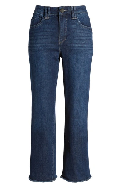 Shop Wit & Wisdom 'ab'solution High Waist Crop Flare Jeans In Indigo