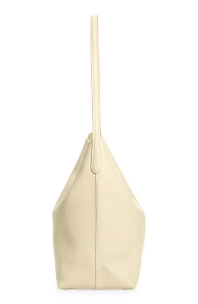 Shop Mansur Gavriel Everyday Cabas Leather Hobo Bag In Avorio