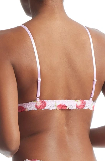 Hanky Panky Daily Lace™ Print Padded Triangle Bralette In Abundance