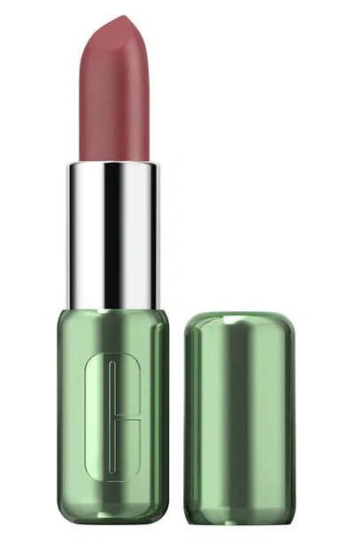 Shop Clinique Pop Longwear Lipstick In Clove Pop/matte