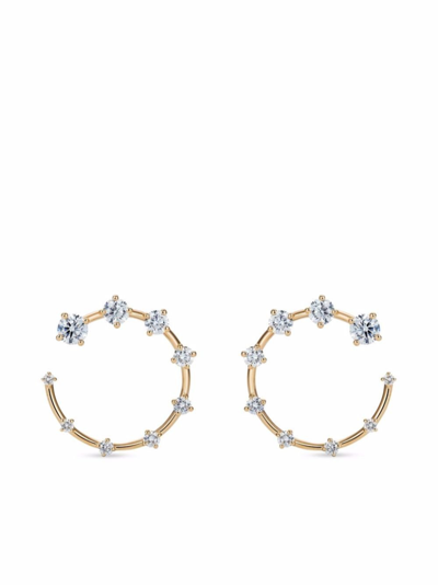 Fernando Jorge 18k Yellow Gold Brilliant Circle Small Diamond Earrings In Gold