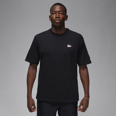 Shop Jordan Men's  Brand T-shirt In Black