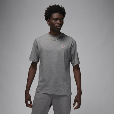 Shop Jordan Men's  Brand T-shirt In Grey