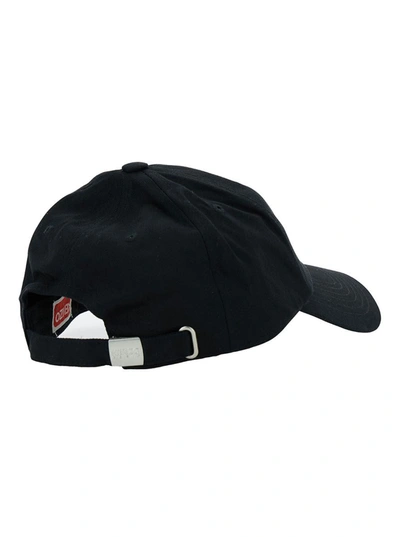 Shop Kenzo Black Baseball Cap With Tiger And Logo Embroidery In Cotton Man