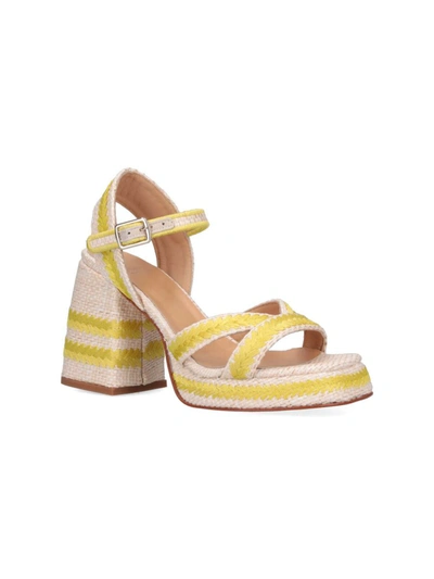 Shop Castaã±er Castaner Sandals In Beige