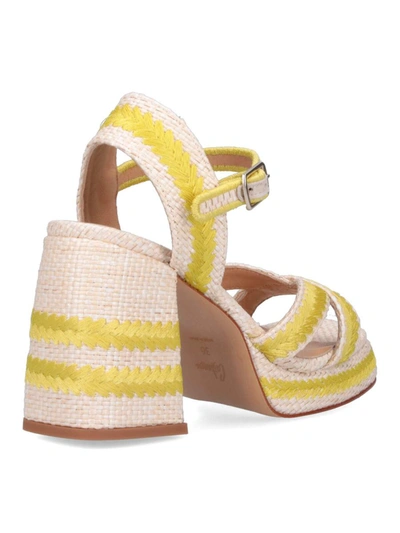 Shop Castaã±er Castaner Sandals In Beige