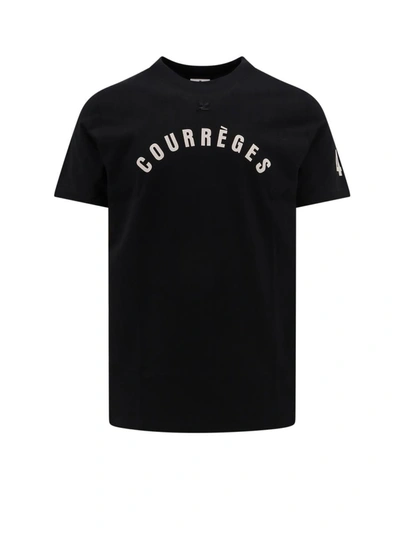 Shop Courrèges T-shirt In Black