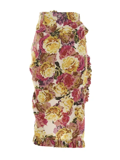 Shop Dries Van Noten 'sina' Skirt In Multicolor