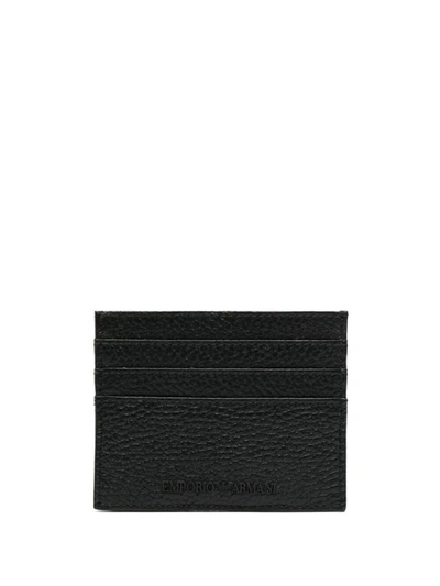 Shop Ea7 Emporio Armani Credit Card Holder Accessories In Grey