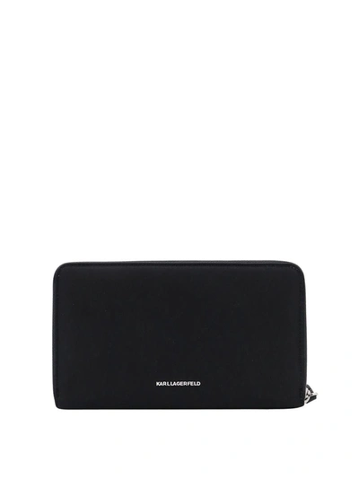 Shop Karl Lagerfeld Wallet In Black