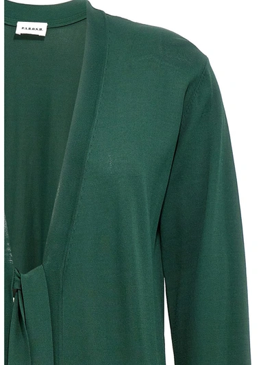 Shop P.a.r.o.s.h . 'roux' Cardigan In Green