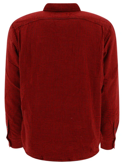 Shop Rrl By Ralph Lauren "vermont" Overshirt In Red