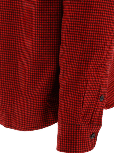 Shop Rrl By Ralph Lauren "vermont" Overshirt In Red