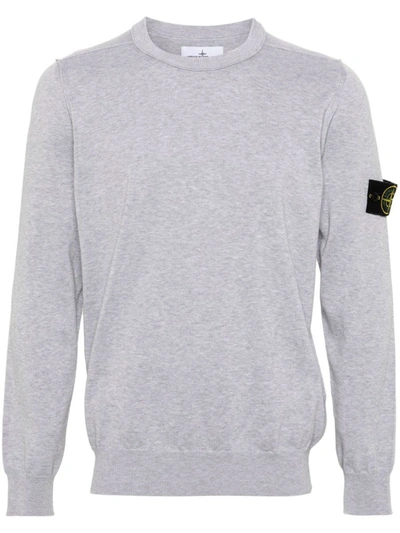 Shop Stone Island Sweaters In Grey