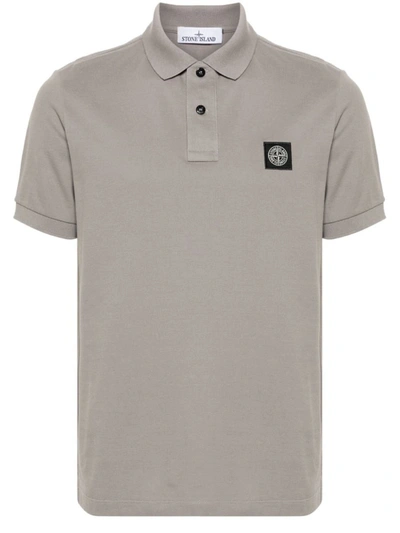 Shop Stone Island T-shirts And Polos In Beige
