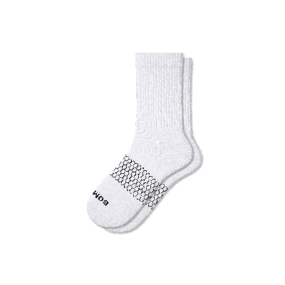Shop Bombas Solids Half Calf Socks In White