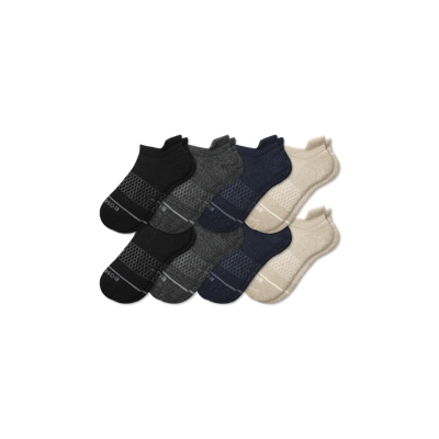 Shop Bombas Merino Wool Blend Ankle Sock 8-pack In Mixed