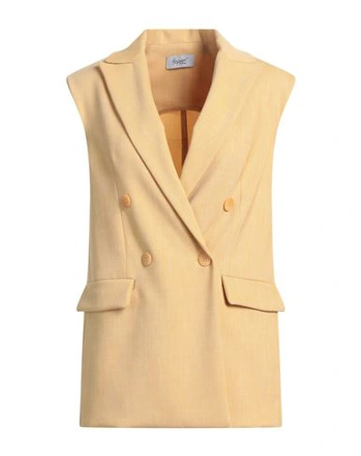 Shop Hopper Woman Blazer Ocher Size 6 Polyester, Rayon, Elastane In Yellow