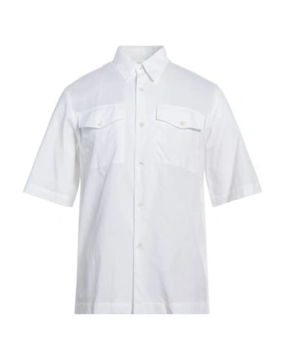 Shop Dries Van Noten Man Shirt White Size 38 Cotton