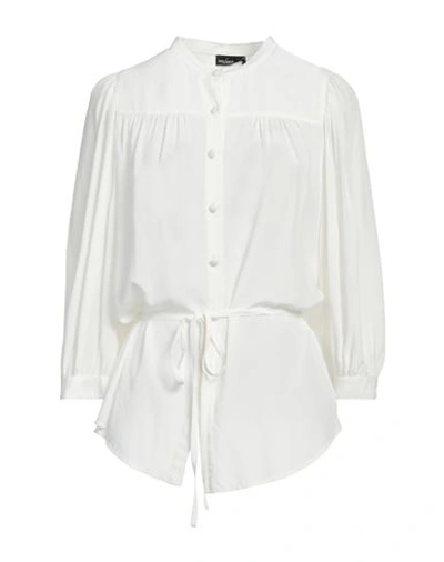 Shop Van Laack Woman Shirt White Size 10 Viscose