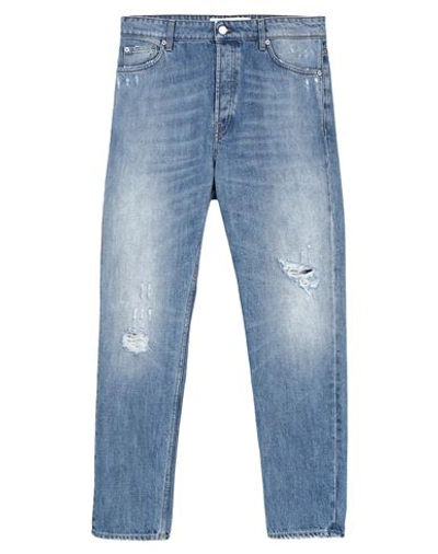 Department Five Department 5 Man Denim Pants Blue Size 34 Cotton In Blue