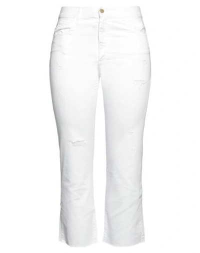 Shop Merci .., Woman Jeans White Size 28 Cotton