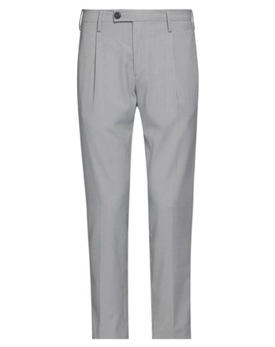 Shop Gabardine Man Pants Light Grey Size 34 Polyester, Rayon, Elastane