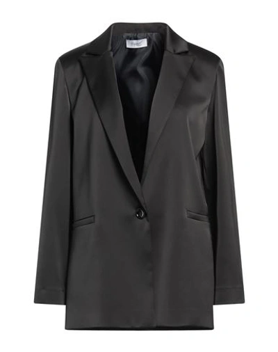 Shop Hopper Woman Blazer Black Size 10 Polyester, Elastane
