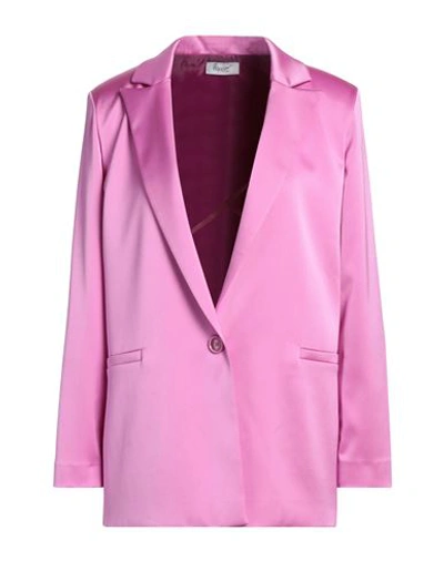 Shop Hopper Woman Blazer Pink Size 8 Polyester, Elastane