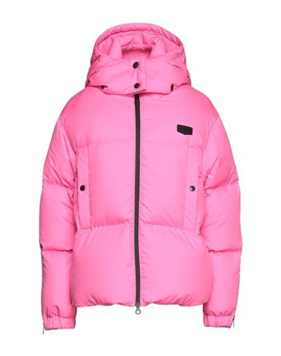 Shop Duvetica Woman Down Jacket Fuchsia Size 6 Polyamide In Pink
