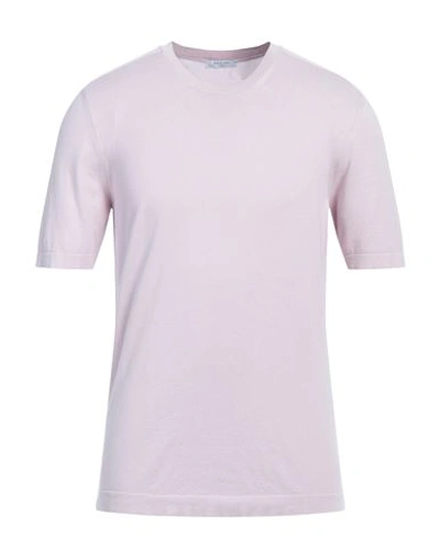 Shop Boglioli Man Sweater Light Pink Size S Cotton, Silk
