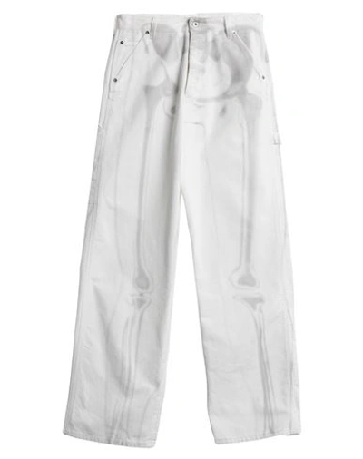 Shop Off-white Man Jeans Off White Size 31 Cotton
