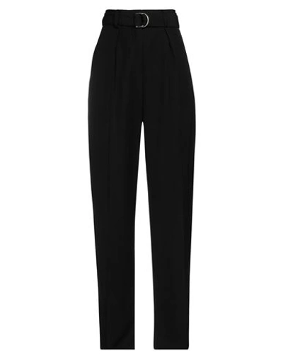 Shop Jil Sander Woman Pants Black Size 0 Viscose, Linen