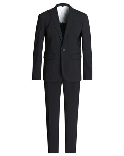 Shop Dsquared2 Man Suit Black Size 42 Virgin Wool, Elastane