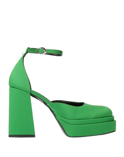 Shop Just Friends Woman Sandals Green Size 7 Textile Fibers