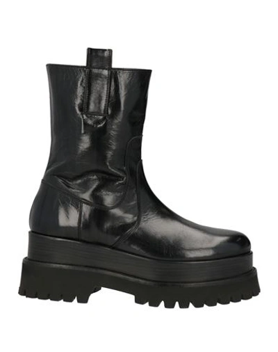 Shop Pons Quintana Woman Ankle Boots Black Size 7 Leather